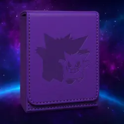 👾Pokemon Gengar Toploader Deck Box - Magnetic Closure | Card Storage Organizer✨ - Image 1
