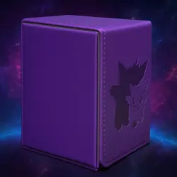 👾Pokemon Gengar Toploader Deck Box - Magnetic Closure | Card Storage Organizer✨ - Image 2