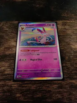 Pokemon Prismatic Evolutions Complete 9-Card Eeveelution Set Mixed Reverse Holo - Image 4