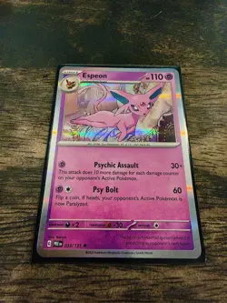 Pokemon Prismatic Evolutions Complete 9-Card Eeveelution Set Reverse Holo - Image 2