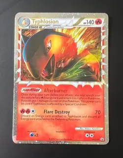 Pokemon TCG HeartGold & SoulSilver Typhlosion HGSS09 2010 Black Star Promo Card - Image 4