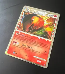 Pokemon TCG HeartGold & SoulSilver Typhlosion HGSS09 2010 Black Star Promo Card - Image 5