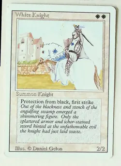 White Knight - Revised Edition Regular Card - Image 1