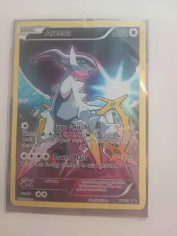 Arceus #XY116 Pokemon Card TCG Black Star Promo Full Art Holo - Image 1