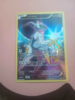 Arceus #XY116 Pokemon Card TCG Black Star Promo Full Art Holo - Image 2