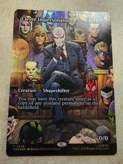 Clever Impersonator - #08 Foil (Borderless) Marvel - Mtg - Image 1