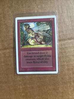 MTG - Earthbind - Unlimited - NM - Vintage Magic The Gathering - Image 1