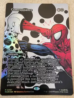 Comeuppance - #01 Foil (Borderless) Marvel Universe Spider Man - Mtg - Image 1