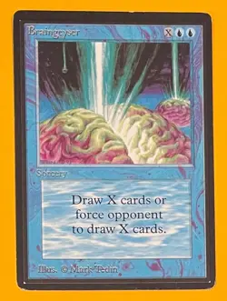 MTG BRAINGEYSER Beta (OldManMTG 012-196) - Image 1