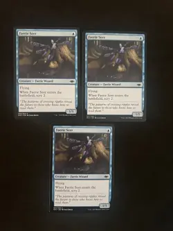 Faerie Seer x3 [Modern Horizons] NM/LP Magic MTG Cards - Image 1