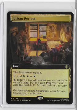 Urban Retreat (Extended Art) (Foil) 0283 (R) MTG Marvel's Spider-Man (SPM) - Image 1