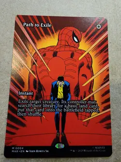 Path to Exile - #04 (Borderless) Spider Man Regular - Mtg - Image 1