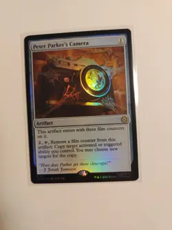 MtG Foil Peter Parker’s Camera 0171 Spider-Man magic The Gathering - Image 1