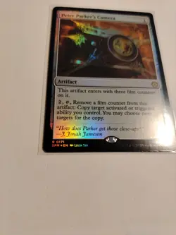 MtG Foil Peter Parker’s Camera 0171 Spider-Man magic The Gathering - Image 2