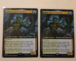 2x MTG Jackal, Genius Geneticist (Extended Art) 0272 Marvel's Spider-Man Regular - Image 1