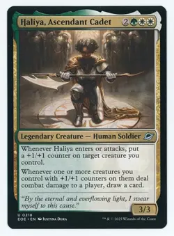 Haliya, Ascendant Cadet #0218 MTG Edge of Eternities Magic The Gathering - Image 1