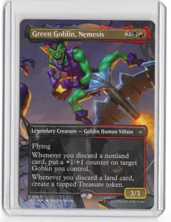 MTG Marvel Green Goblin, Nemesis (Borderless) Non- Foil Marvel's Spider-Man - Image 1