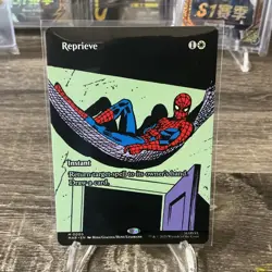 NM Borderless Reprieve, MTG, Marvel's Spider-Man, Magic the Gathering, 5 - Image 1