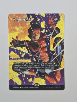 MTG Marvel’s Spider-Man Parallel Lives (Borderless) #36 Mythic - Image 1