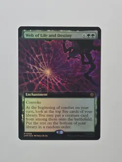 Web of Life and Destiny (Extended Art) MTG Marvel's Spider-Man Foil - Image 1