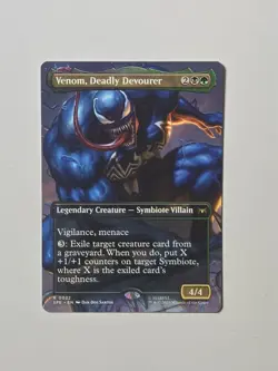 2025 MTG Spider-Man Venom, Deadly Devourer Borderless #22 - Image 1