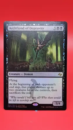 Archfiend of Depravity -Foil Light Play MTG Promos: Unique and Miscellaneous - Image 1