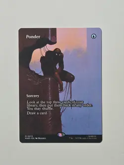 MTG Marvel’s Spider-Man Ponder (Borderless) #13 Mythic - Image 1