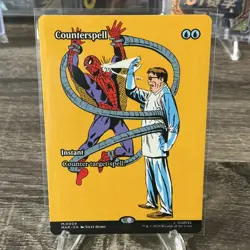 Counterspell (Borderless) 0009 Marvel Eternal-Legal Spider-Man Non-Foil MTG NM - Image 1