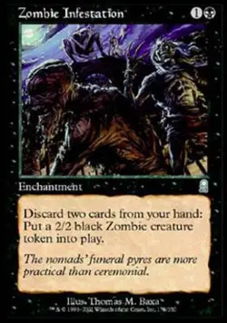 MTG English Zombie Infestation NM Normal Odyssey - Image 1