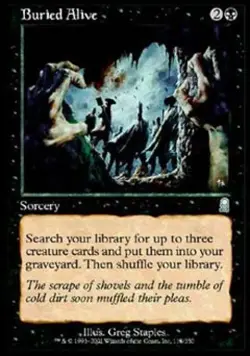 MTG English Buried Alive NM Normal Odyssey - Image 1