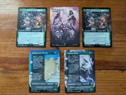 MTG Final Fantasy Showcase/Extended Art Lot: Shadow Ringers, Fenrir, Etc. NM+ - Image 1