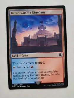 MTG - Final Fantasy: Baron, Airship Kingdom (0273) - Land - Near Mint - Image 1