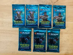 Lot Of 7 Magic The Gathering THEROS Beyond Death 15-Card Booster Packs MTG - Image 1