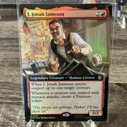 J. Jonah Jameson - Extended Foil - Spider-Man - NM - MTG Magic - 0261 - Image 1