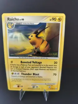 Raichu -(Prerelease)[Staff] 27/99 Nintendo Regular Pokemon Trading card for Kids - Image 1