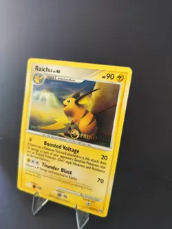 Raichu -(Prerelease)[Staff] 27/99 Nintendo Regular Pokemon Trading card for Kids - Image 2