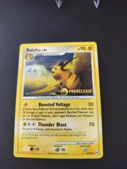 Raichu -(Prerelease)[Staff] 27/99 Nintendo Regular Pokemon Trading card for Kids - Image 5
