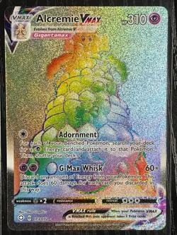 Alcremie VMax 073/072 (Secret) Shining Fates Near Mint Pokemon TCG - Image 1