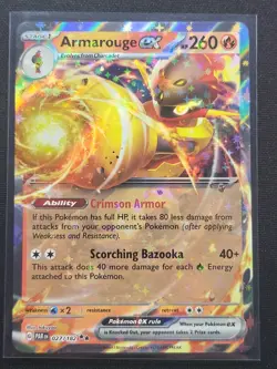 Armarouge ex 027/182 (Double Rare) Paradox Rift Near Mint Pokemon TCG - Image 1