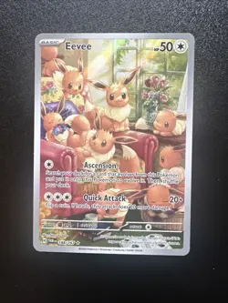 Pokemon Eevee 188/167 Twilight Masquerade Pokemon TCG English DAMAGED - Image 1