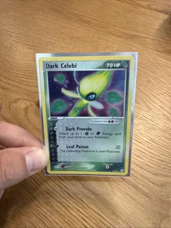 Pokemon TCG Dark Celebi 4/101 Hidden Legends Holo Vintage Rare Nintendo 2004 LP - Image 1