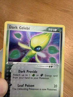 Pokemon TCG Dark Celebi 4/101 Hidden Legends Holo Vintage Rare Nintendo 2004 LP - Image 3