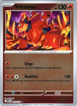 025/132 - Volcanion Reverse Holo - Mega Evolution - Pokemon - NM/M - MEG - Image 1