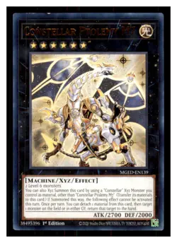 Yugioh Constellar Ptolemy M7 MGED-EN139 Rare Maximum Gold: El Dorado LP - Image 1