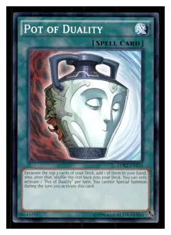 Yugioh Pot of Duality LDK2-ENY34 Legendary Decks II LP - Image 1