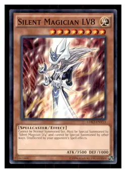 Yugioh Silent Magician LV8 LDK2-ENY13 Legendary Decks II LP - Image 1