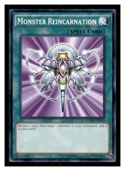 Yugioh Monster Reincarnation LDK2-ENY32 Legendary Decks II LP - Image 1