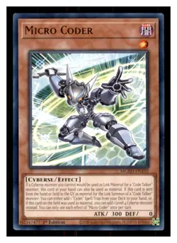 Yugioh Micro Coder MGED-EN102 Rare Maximum Gold: El Dorado LP - Image 1