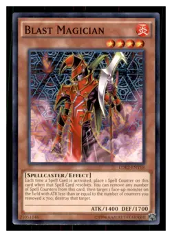 Yugioh Blast Magician LDK2-ENY18 Legendary Decks II LP - Image 1