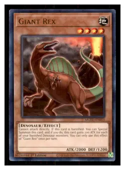 Yugioh Giant Rex MGED-EN055 Rare Maximum Gold: El Dorado LP - Image 1